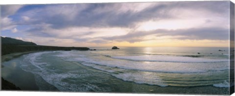 Framed Big Sur Sunset, California Print