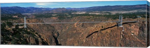 Framed Royal Gorge Bridge, Arkansas River, CO Print