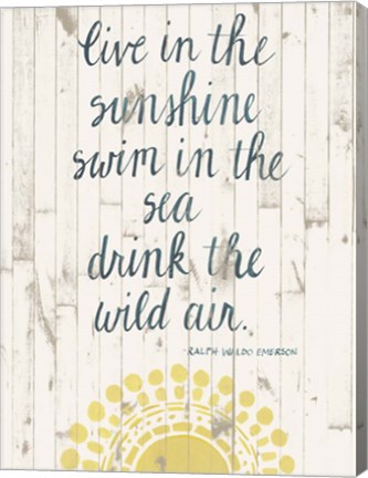 Framed Sun Quote IV Print