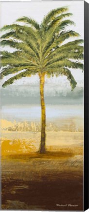 Framed Beach Palm II Print