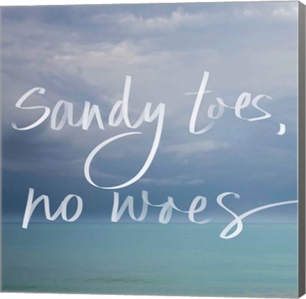 Framed Sandy Toes Print