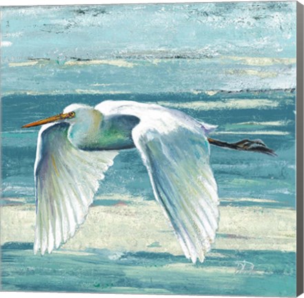 Framed Great Egret II Print