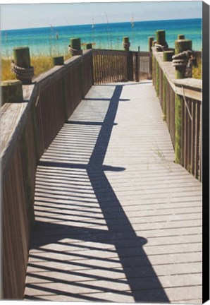 Framed Coast Dock I Print