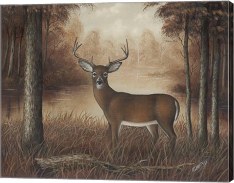 Framed Autumn Buck Print