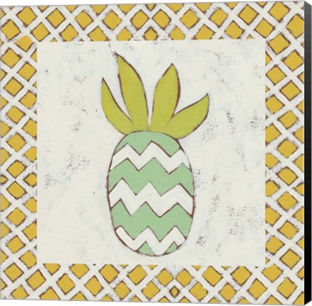 Framed Pineapple Vacation III Print