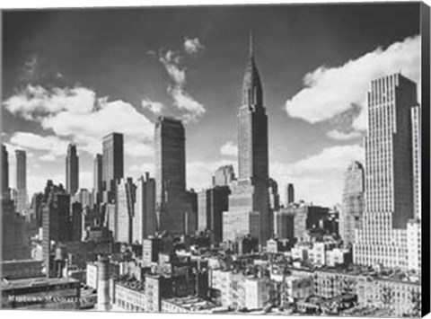 Framed Midtown Manhattan, NYC, c.1939 Print