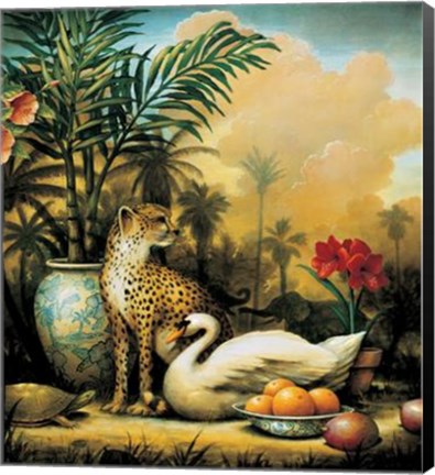 Framed Peaceable Kingdom Print