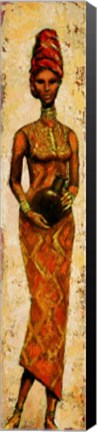 Framed African Woman II Print