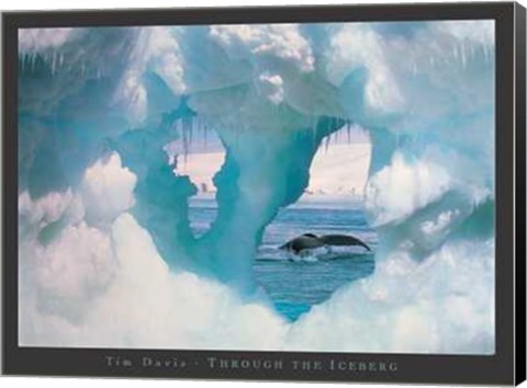 Framed Through the Iceberg Print