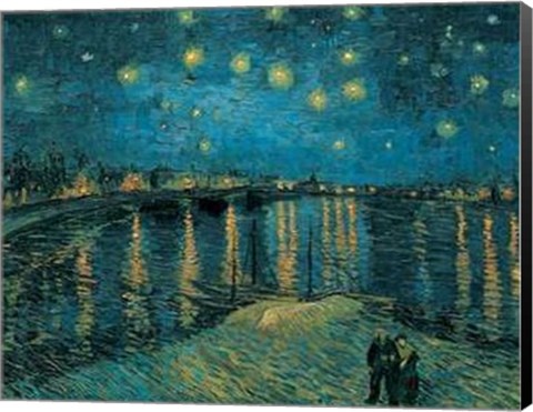 Framed Starlight Over the Rhone, c.1888 Print