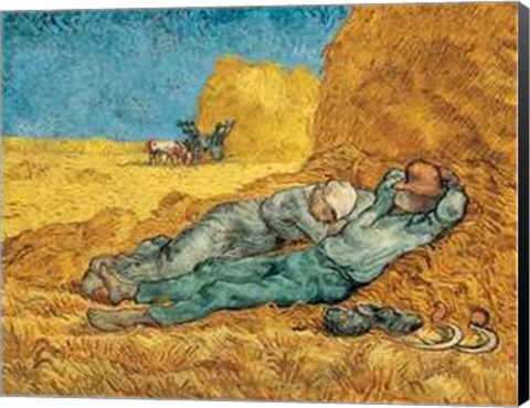 Framed Siesta, c.1889 Print