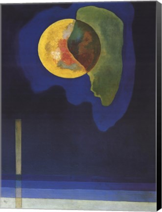 Framed Cercle Jaune, c.1926 Print