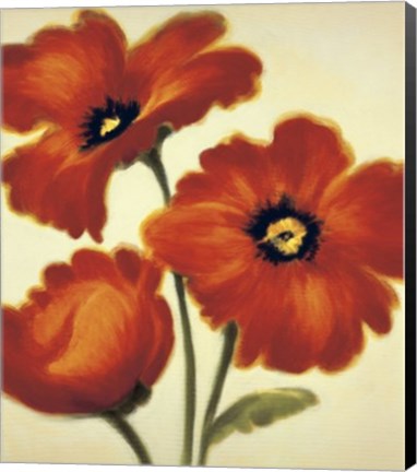 Framed Orange Poppies Print