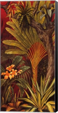 Framed Bali Garden II Print