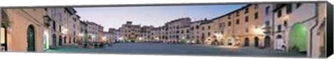 Framed Tuscany Panoramic View of Lucca Print