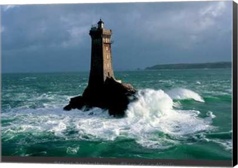 Framed Phare de la Vieille Print