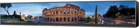 Framed Rome Panoramic of Colosseum Print