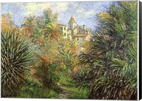 Framed Jardins de Bordighera Print