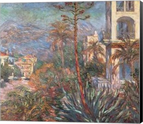 Framed Villas a Bordighera Print