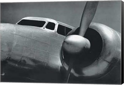 Framed Twin Engine Plane 1942 Print