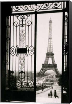 Framed Eiffel Tower, 1925 Print