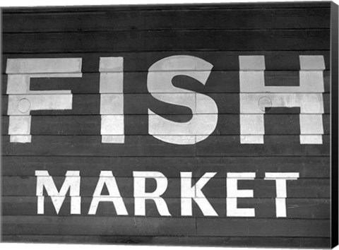 Framed Fish Market Print