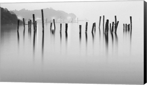 Framed Old Pier A Print