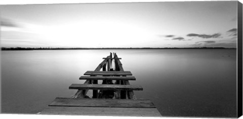 Framed Old pier Print