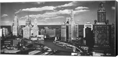 Framed Chicago, c.1930 Print