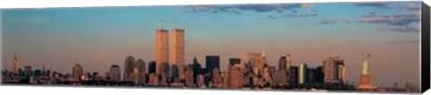 Framed Manhattan at Dawn Print