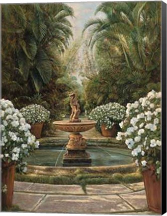 Framed Elizabeth Wright - In the Garden Size 23.75x31.5 Print