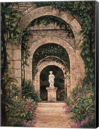 Framed Villa Garden Print