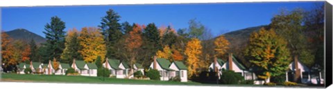 Framed Cottages on a hill, Franconia Notch State Park, White Mountain National Forest, New Hampshire Print