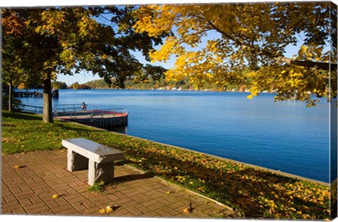 Framed Alton Bay, New Hampshire Print