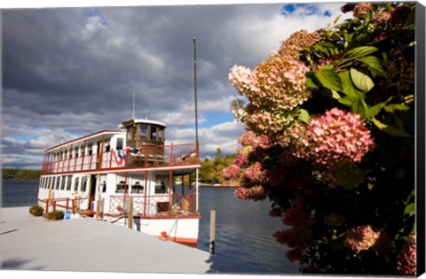 Framed MV Kearsarge on Lake Sunapee, New Hampshire Print