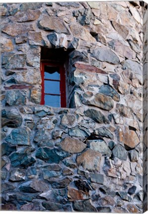 Framed Stone fire tower Mt Prospect, New Hampshire Print