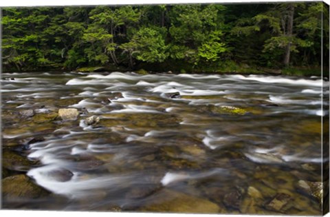 Framed Connecticut River, Pittsburg, New Hampshire Print