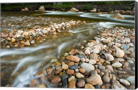 Framed Saco River in Bartlett, New Hampshire Print