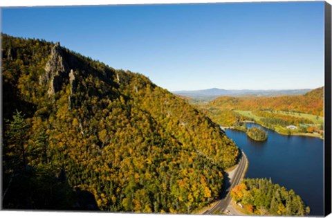 Framed Lake Gloriette, New Hampshire Print