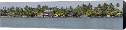 Framed Restaurants on the Bentota River, Sri Lanka Print