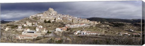 Framed Morella, Spain Print