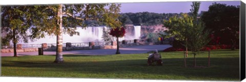 Framed Gardens on Canadian Side of Falls, Niagara Falls, Canada Print