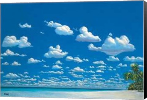 Framed Tropical Sky Print