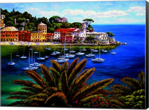 Framed Tuscan Coast Print