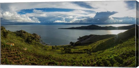 Framed Isla Del Sol, Lake Titicaca, Bolivia Print