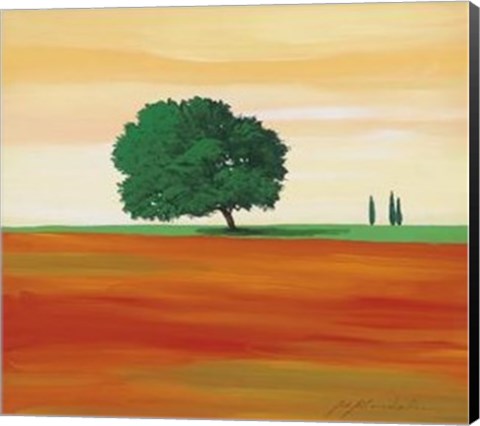 Framed Gio Mondelli - Albero Solitario Size 15.75x15.75 Print