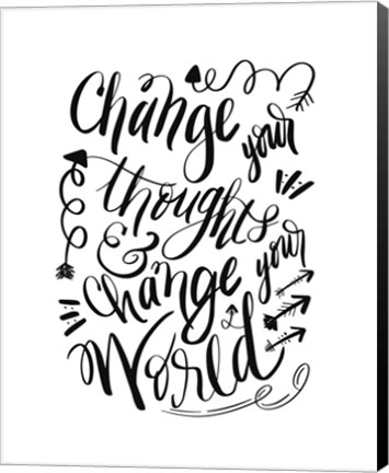 Framed Change Your World Print