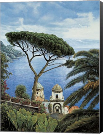 Framed Amalfi Coast Print