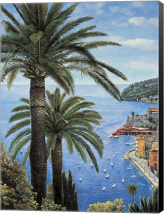 Framed Cote d&#39;Azur Print