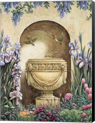 Framed Garden Alcove I Print